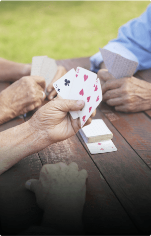 Engage with the community: Card playing clubs